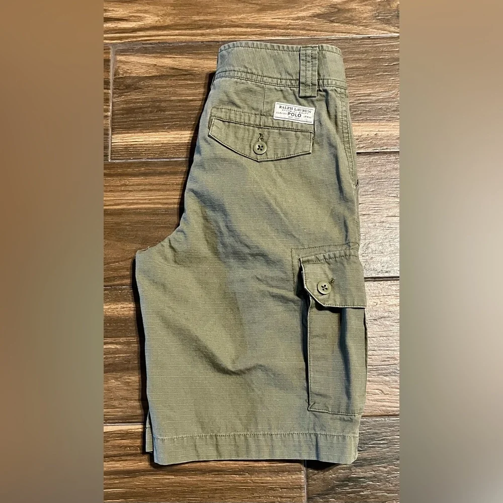 Polo by‎ Ralph Lauren Green Knee-Length Cargo Shorts
